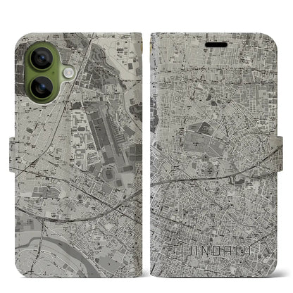 【深大寺（東京都）】地図柄iPhoneケース（手帳タイプ）