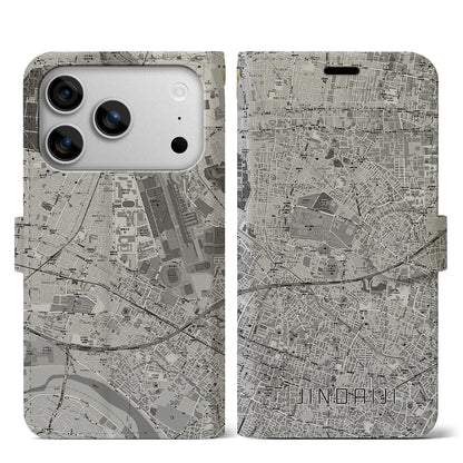 【深大寺（東京都）】地図柄iPhoneケース（手帳タイプ）