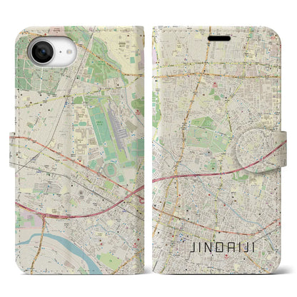 【深大寺（東京都）】地図柄iPhoneケース（手帳タイプ）