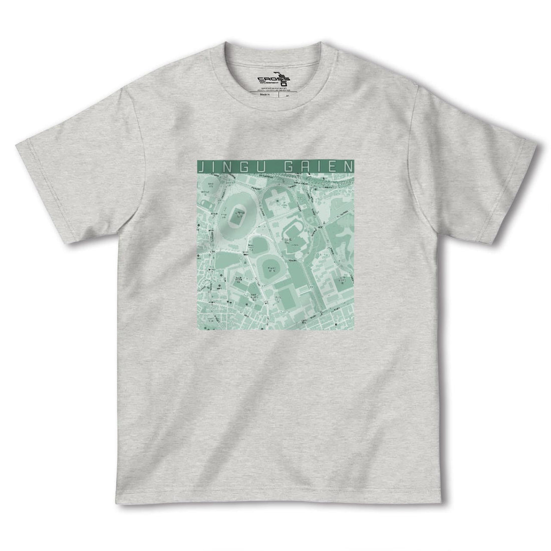 【神宮外苑カラー】地図柄ヘビーウェイトTシャツ