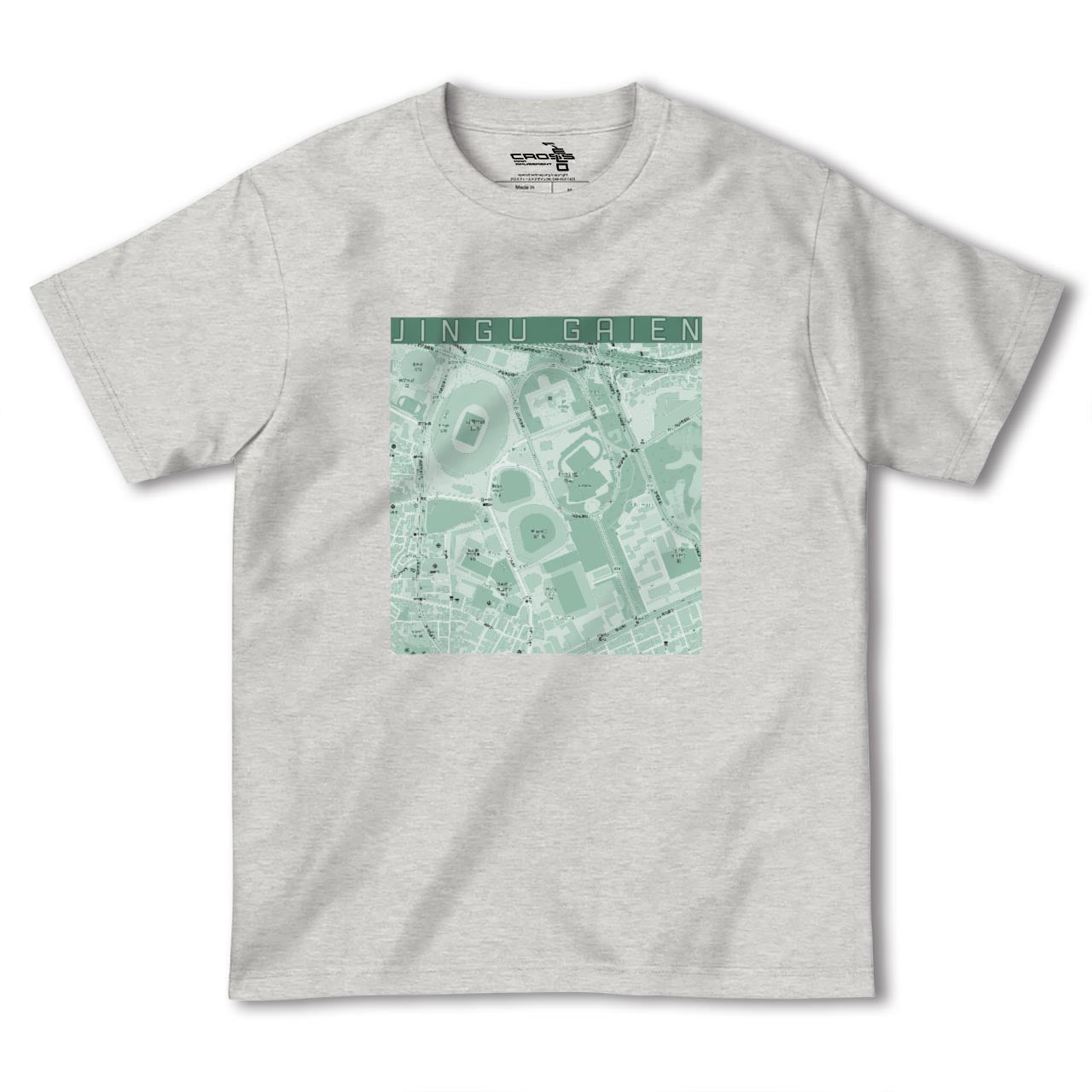 【神宮外苑カラー】地図柄ヘビーウェイトTシャツ