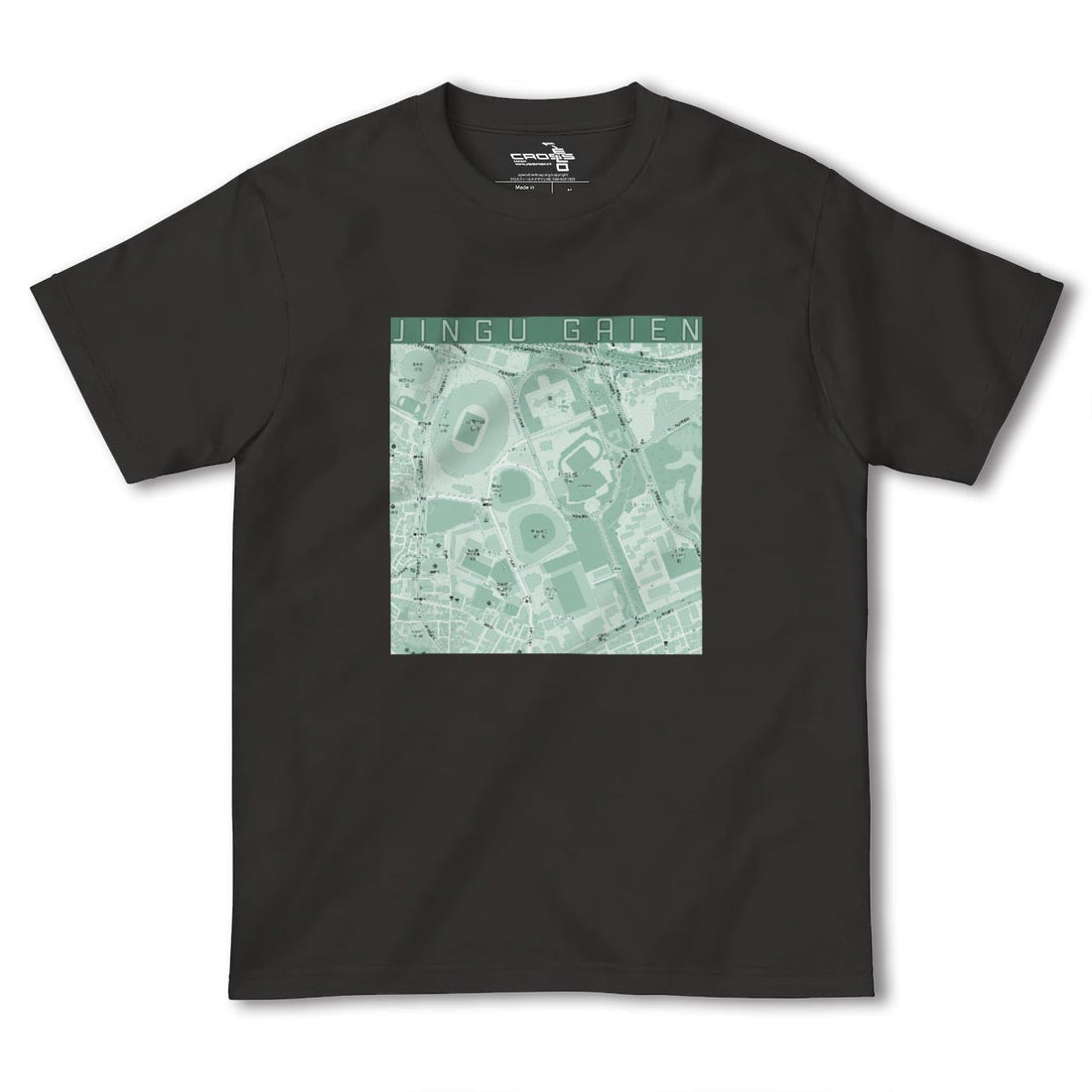 【神宮外苑カラー】地図柄ヘビーウェイトTシャツ