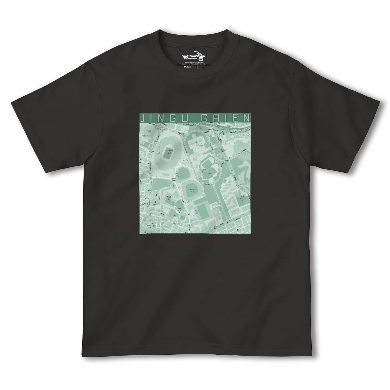 【神宮外苑カラー】地図柄ヘビーウェイトTシャツ