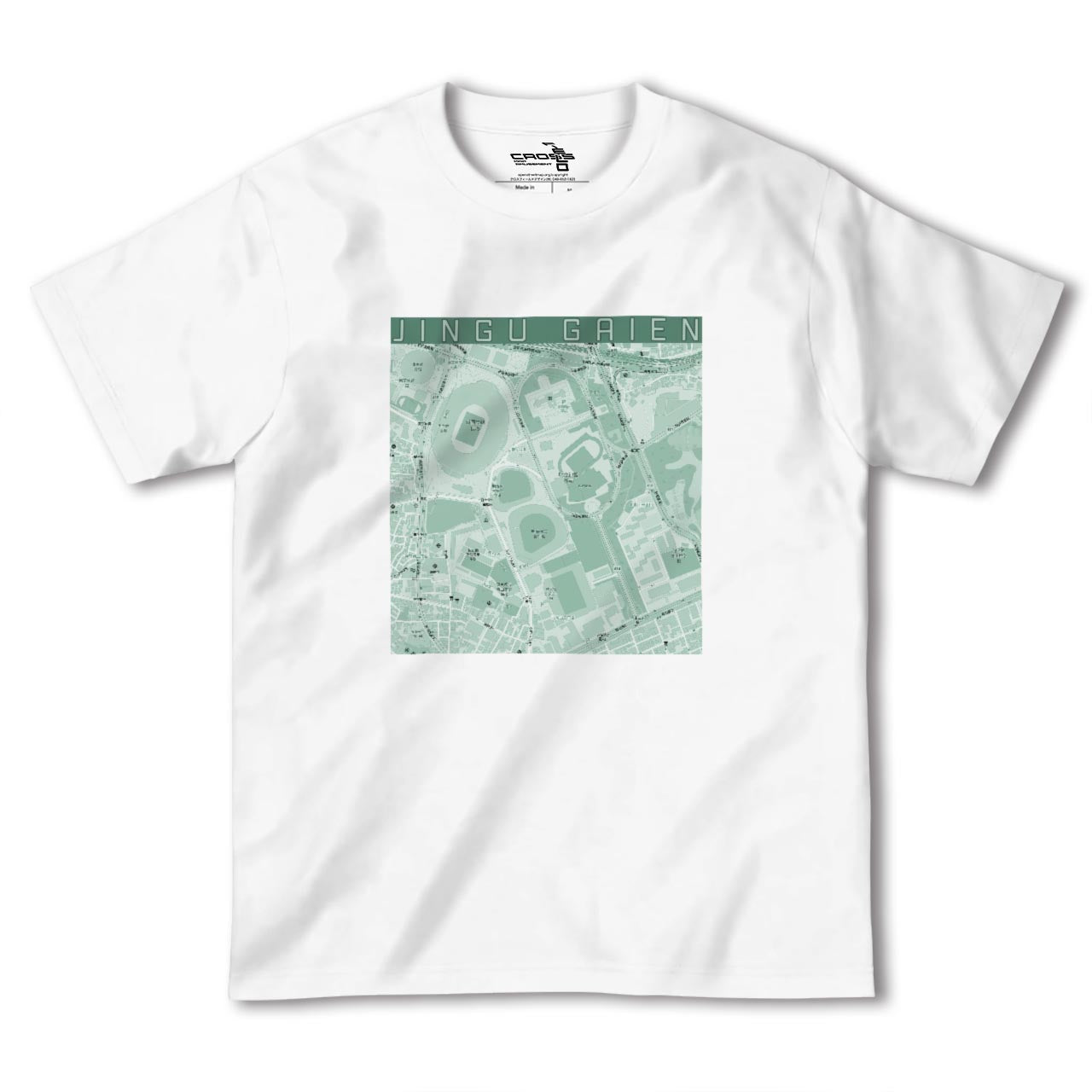 【神宮外苑カラー】地図柄ヘビーウェイトTシャツ
