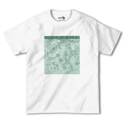 【神宮外苑カラー】地図柄ヘビーウェイトTシャツ