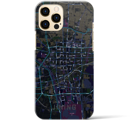 【済寧（中華人民共和国）】地図柄iPhoneケース（バックカバータイプ）