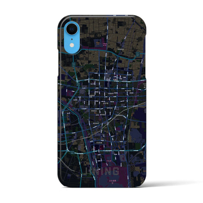 【済寧（中華人民共和国）】地図柄iPhoneケース（バックカバータイプ）