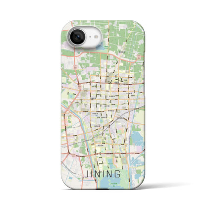 【済寧（中華人民共和国）】地図柄iPhoneケース（バックカバータイプ）