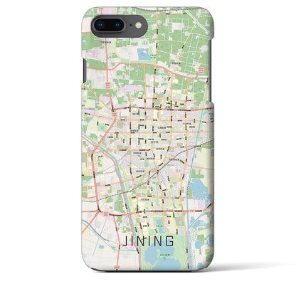 【済寧（中華人民共和国）】地図柄iPhoneケース（バックカバータイプ）