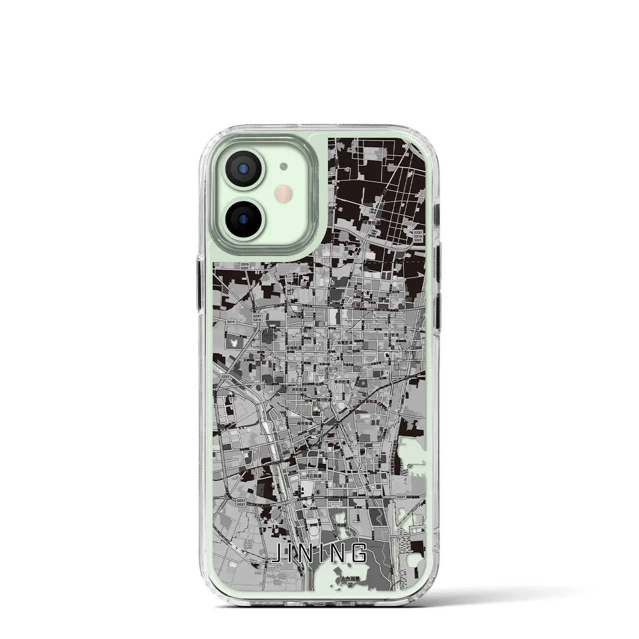 【済寧（中華人民共和国）】地図柄iPhoneケース（MagSafeタイプ）