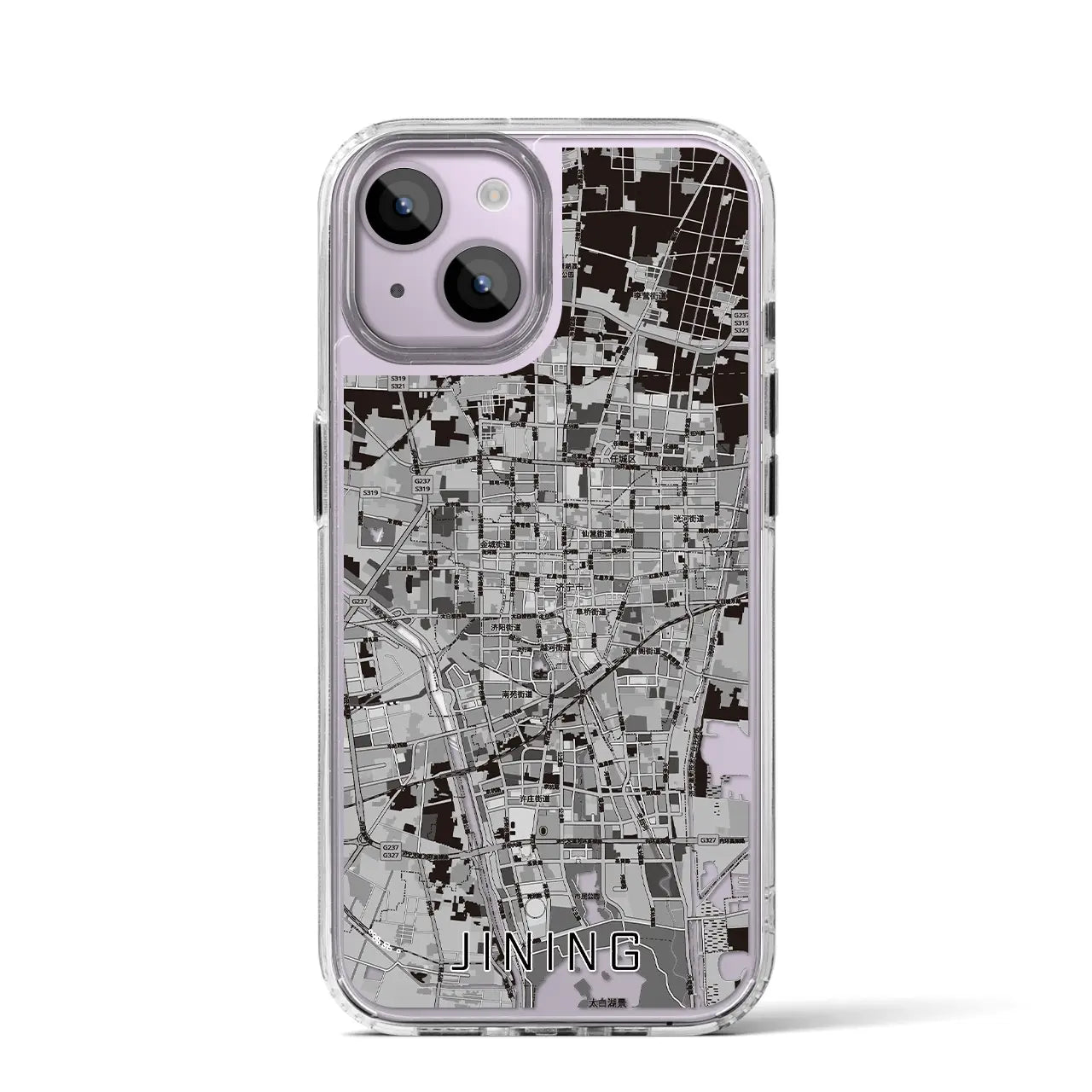 【済寧（中華人民共和国）】地図柄iPhoneケース（MagSafeタイプ）