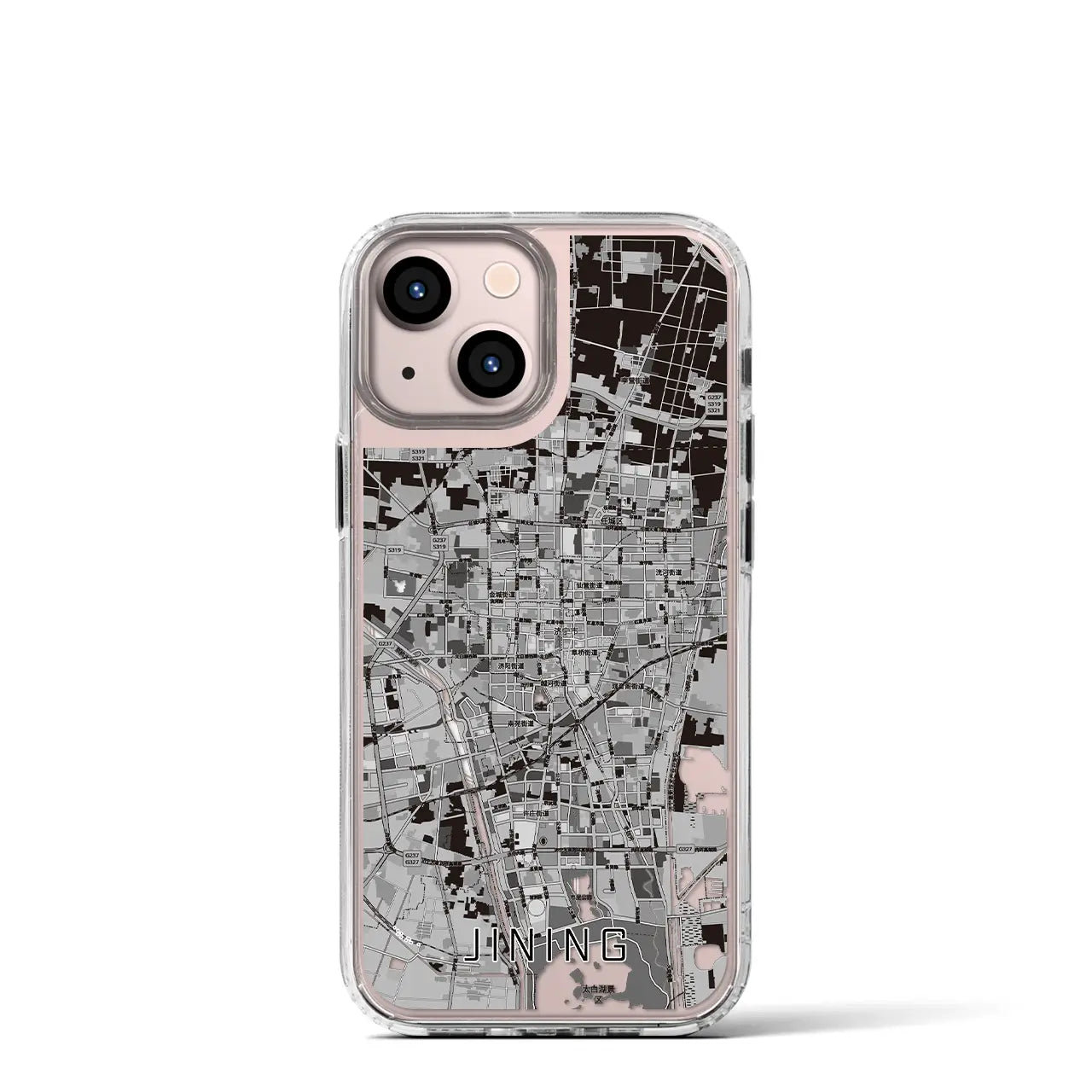 【済寧（中華人民共和国）】地図柄iPhoneケース（MagSafeタイプ）