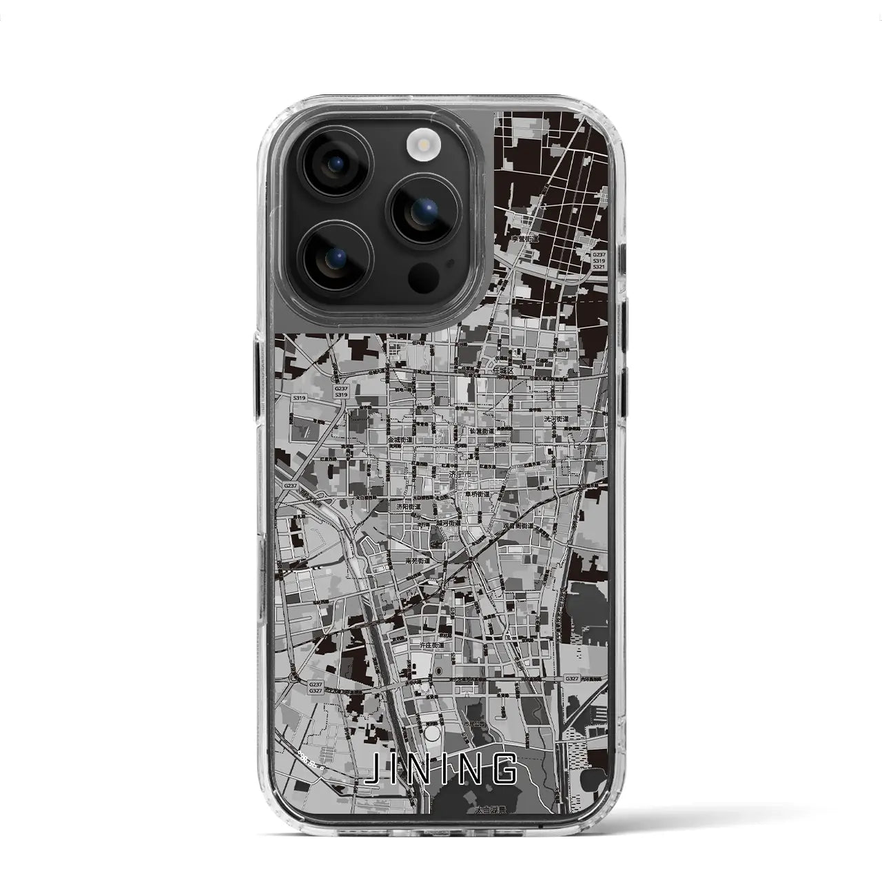 【済寧（中華人民共和国）】地図柄iPhoneケース（MagSafeタイプ）