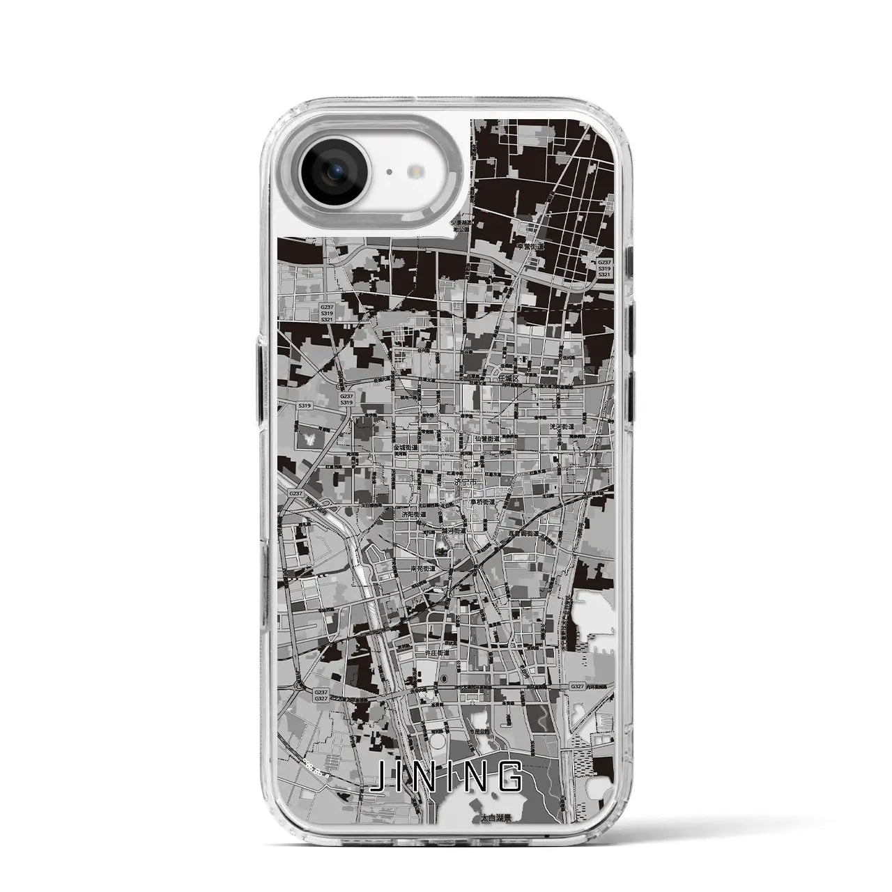 【済寧（中華人民共和国）】地図柄iPhoneケース（MagSafeタイプ）