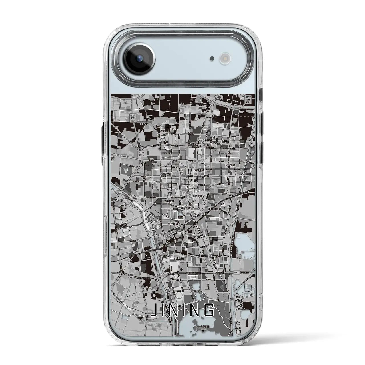 【済寧（中華人民共和国）】地図柄iPhoneケース（MagSafeタイプ）