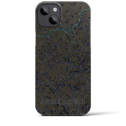 【神石高原（広島県）】地図柄iPhoneケース（バックカバータイプ）