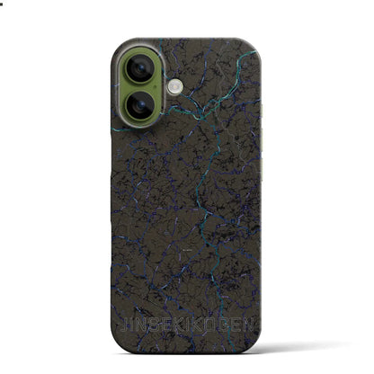 【神石高原（広島県）】地図柄iPhoneケース（バックカバータイプ）