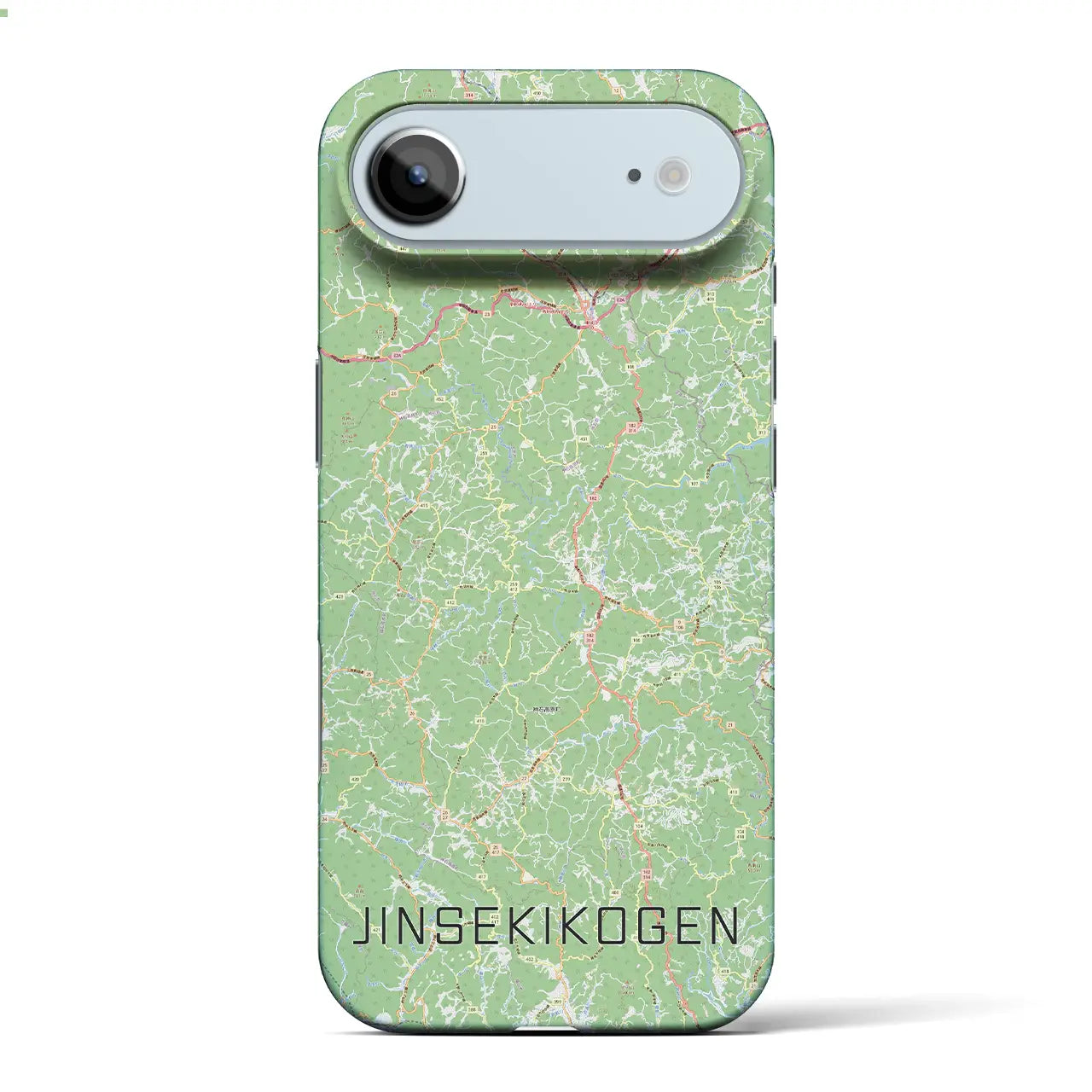 【神石高原（広島県）】地図柄iPhoneケース（バックカバータイプ）