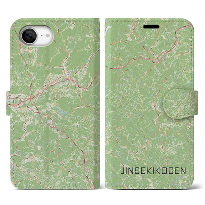 【神石高原（広島県）】地図柄iPhoneケース（手帳タイプ）