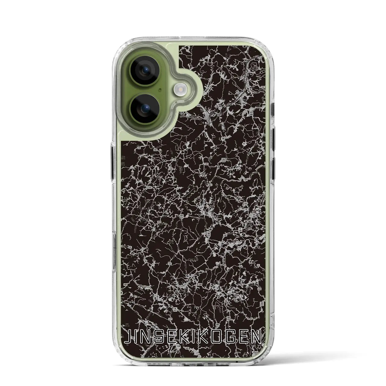 【神石高原（広島県）】地図柄iPhoneケース（MagSafeタイプ）