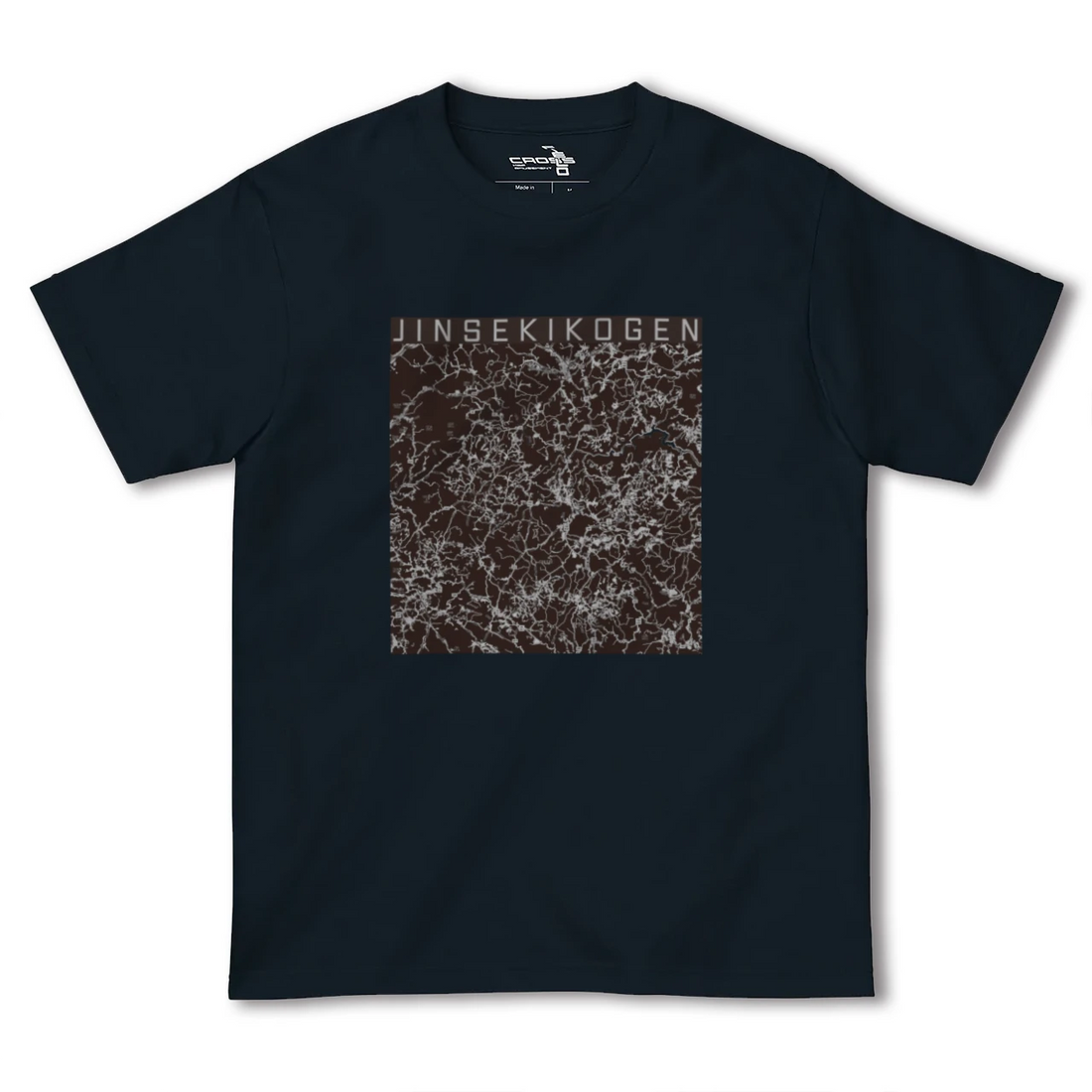 【神石高原(広島県)】地図柄ヘビーウェイトTシャツ