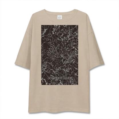 【神石高原（広島県）】地図柄ビッグシルエットTシャツ