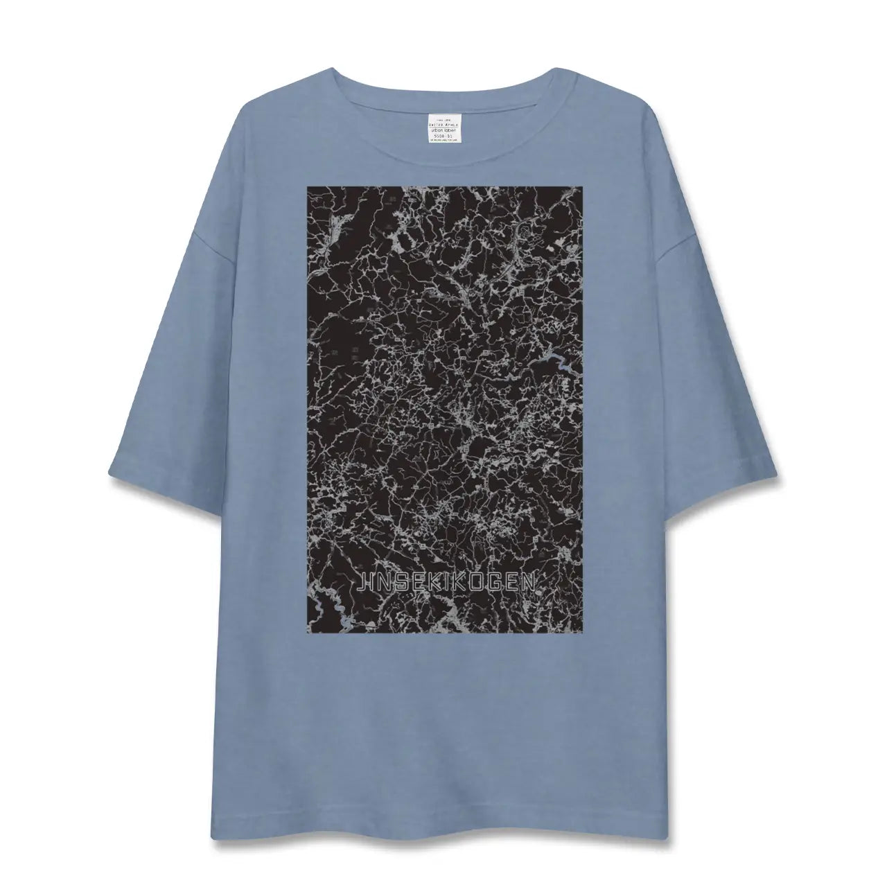 【神石高原（広島県）】地図柄ビッグシルエットTシャツ