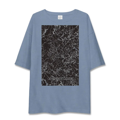 【神石高原（広島県）】地図柄ビッグシルエットTシャツ