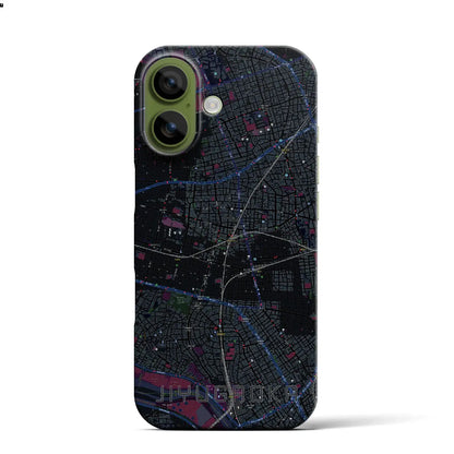 【自由が丘（東京都）】地図柄iPhoneケース（バックカバータイプ）