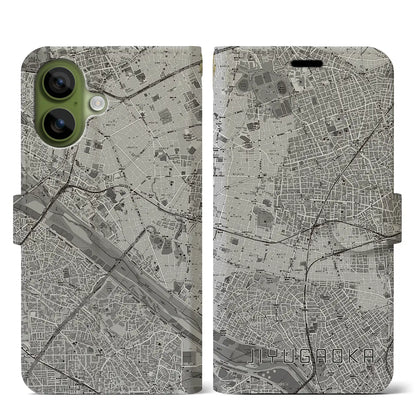 【自由が丘（東京都）】地図柄iPhoneケース（手帳タイプ）