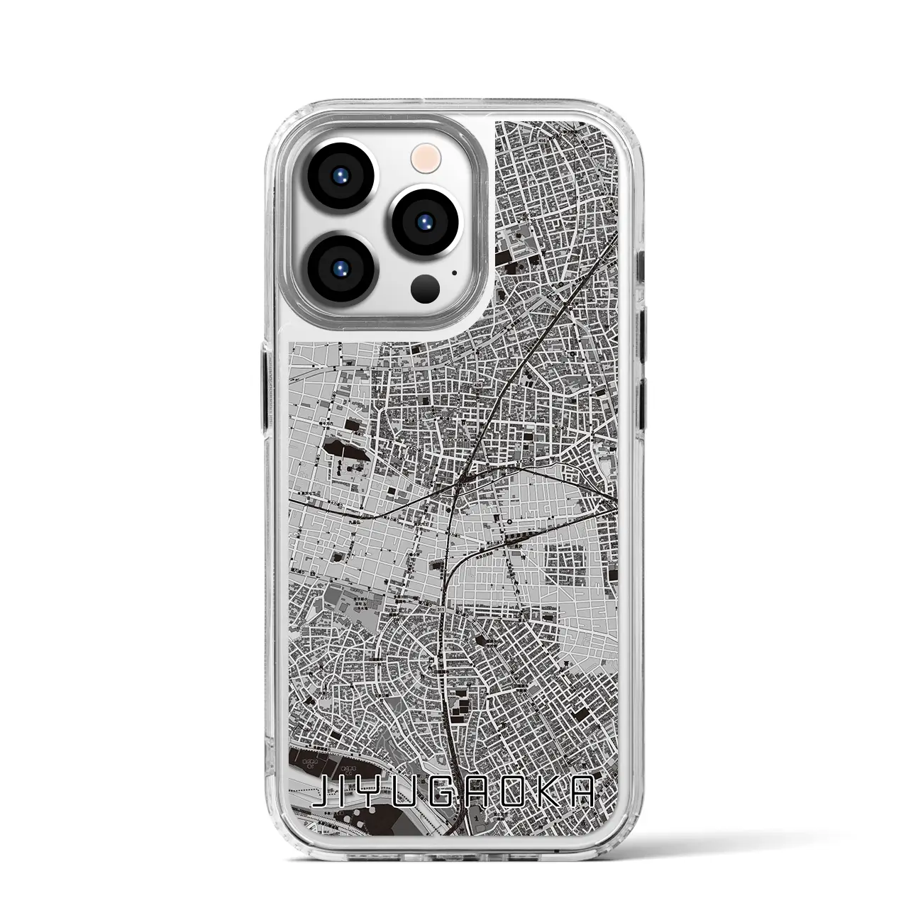 【自由が丘（東京都）】地図柄iPhoneケース（MagSafeタイプ）