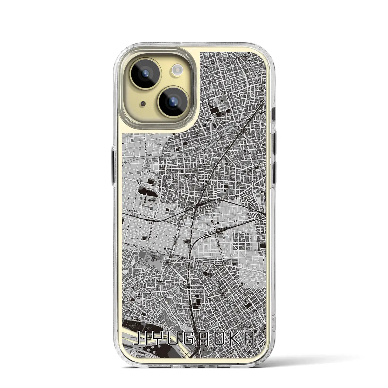 【自由が丘（東京都）】地図柄iPhoneケース（MagSafeタイプ）