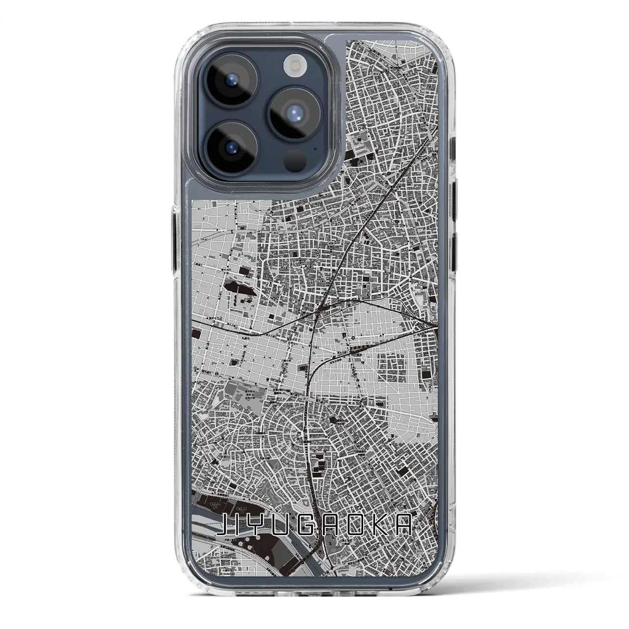 【自由が丘（東京都）】地図柄iPhoneケース（MagSafeタイプ）