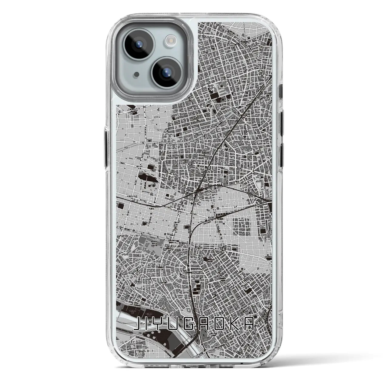【自由が丘（東京都）】地図柄iPhoneケース（MagSafeタイプ）