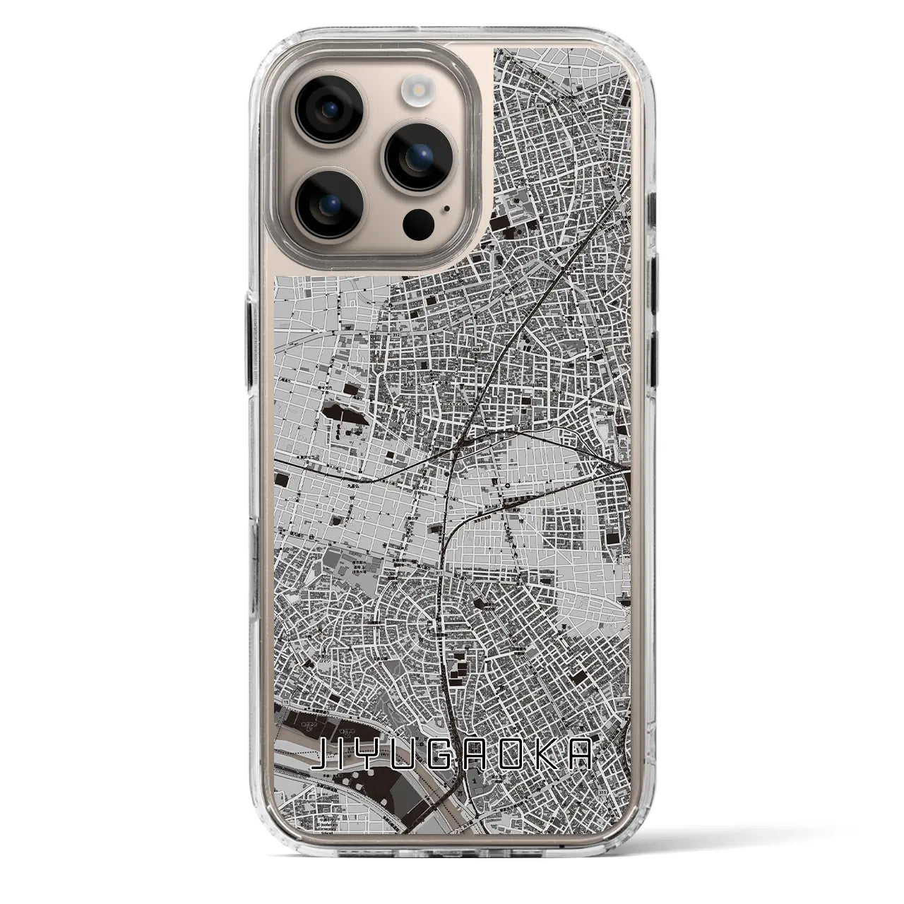 【自由が丘（東京都）】地図柄iPhoneケース（MagSafeタイプ）