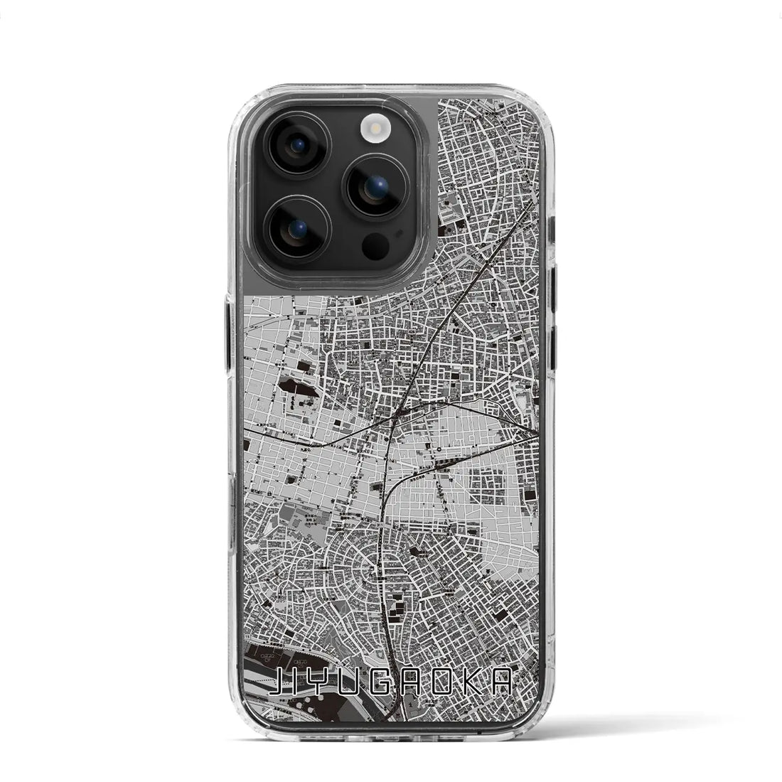 【自由が丘（東京都）】地図柄iPhoneケース（MagSafeタイプ）