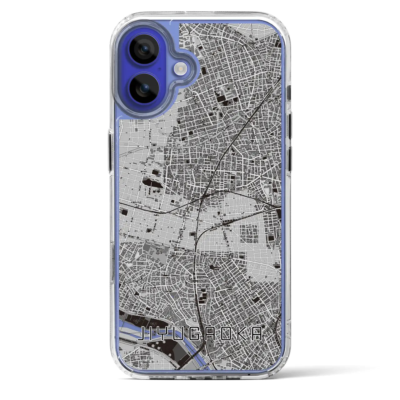 【自由が丘（東京都）】地図柄iPhoneケース（MagSafeタイプ）
