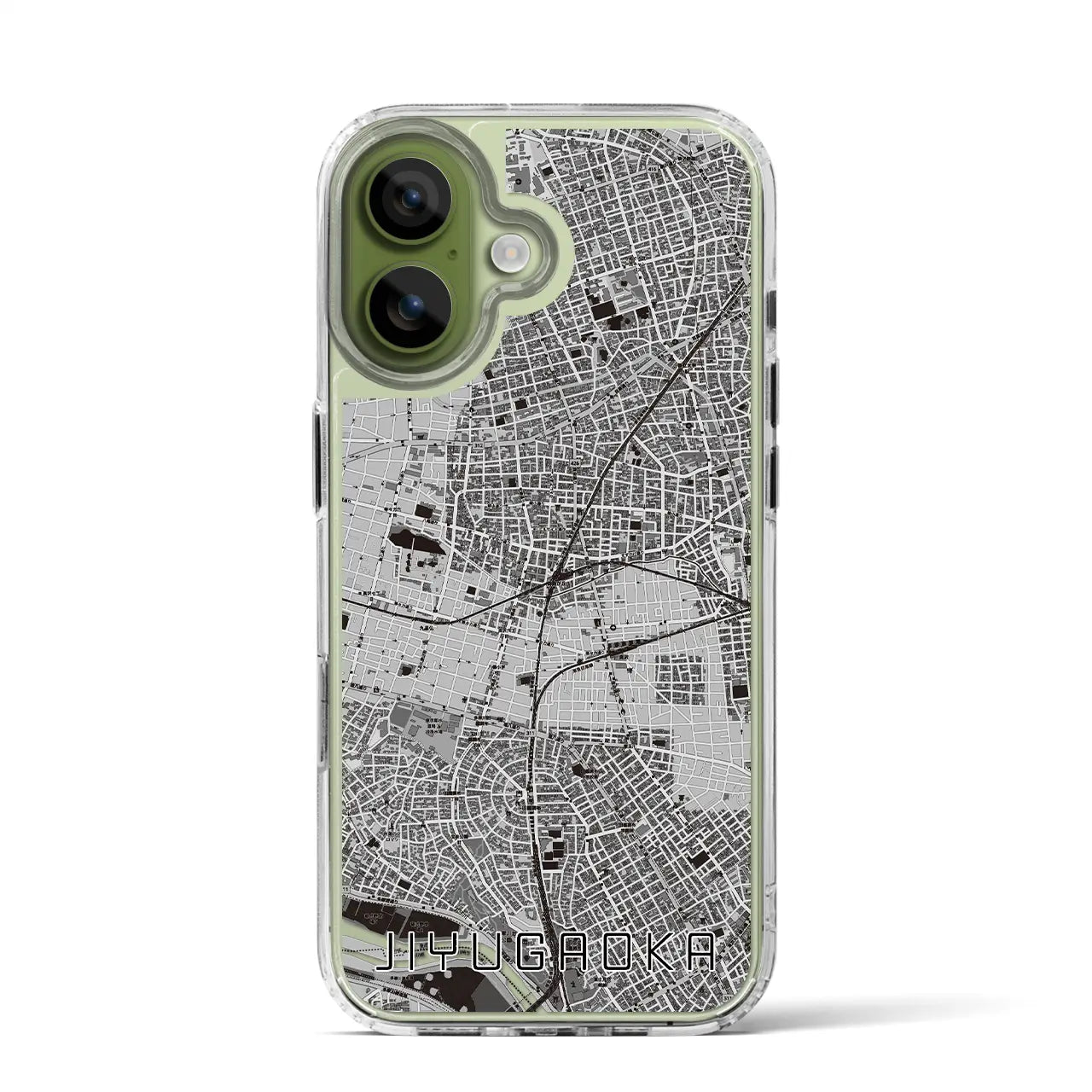 【自由が丘（東京都）】地図柄iPhoneケース（MagSafeタイプ）