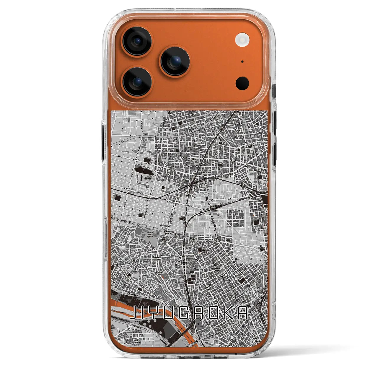 【自由が丘（東京都）】地図柄iPhoneケース（MagSafeタイプ）