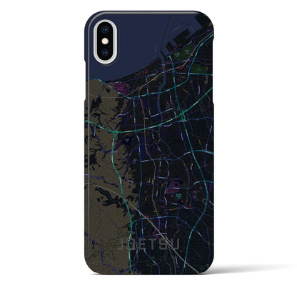 【上越（新潟県）】地図柄iPhoneケース（バックカバータイプ）