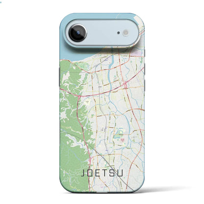 【上越（新潟県）】地図柄iPhoneケース（バックカバータイプ）