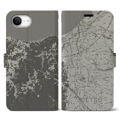 【上越（新潟県）】地図柄iPhoneケース（手帳タイプ）