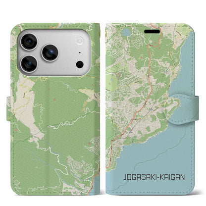 【城ヶ崎海岸（静岡県）】地図柄iPhoneケース（手帳タイプ）