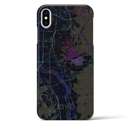 【城陽（京都府）】地図柄iPhoneケース（バックカバータイプ）