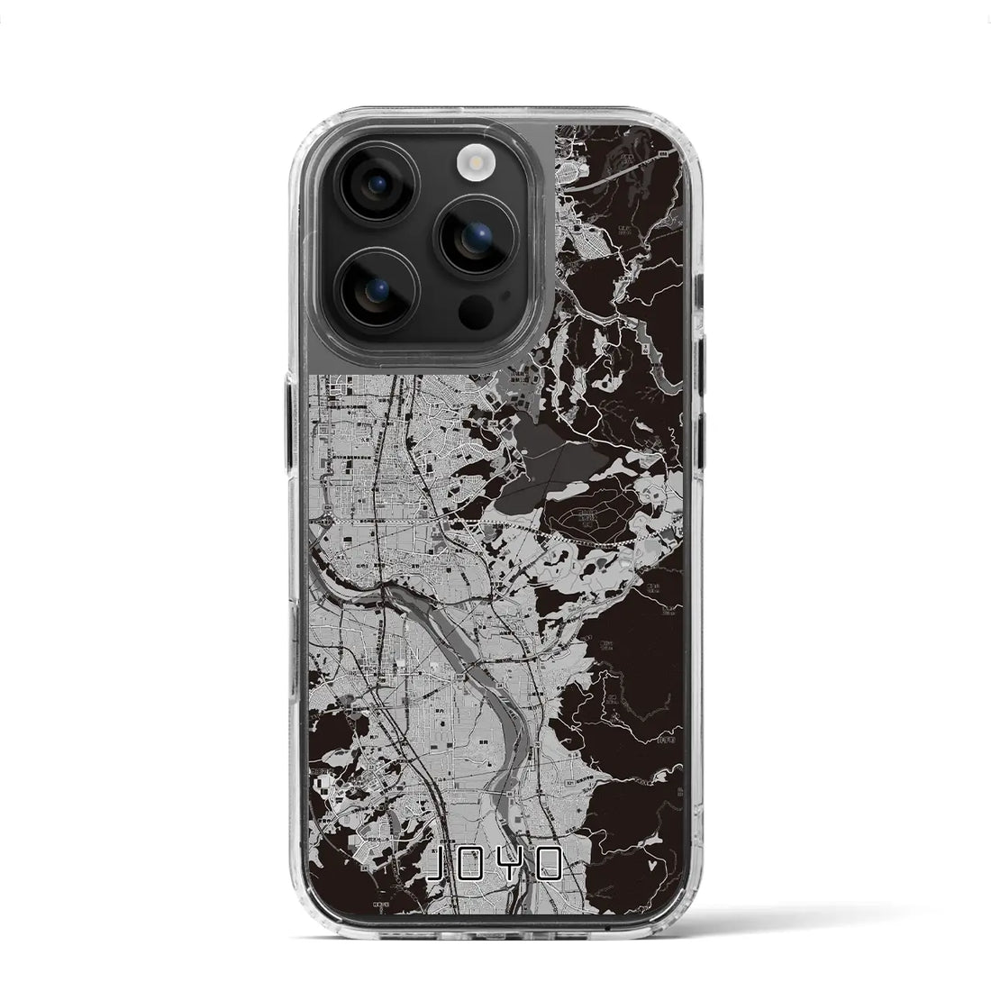 【城陽（京都府）】地図柄iPhoneケース（MagSafeタイプ）