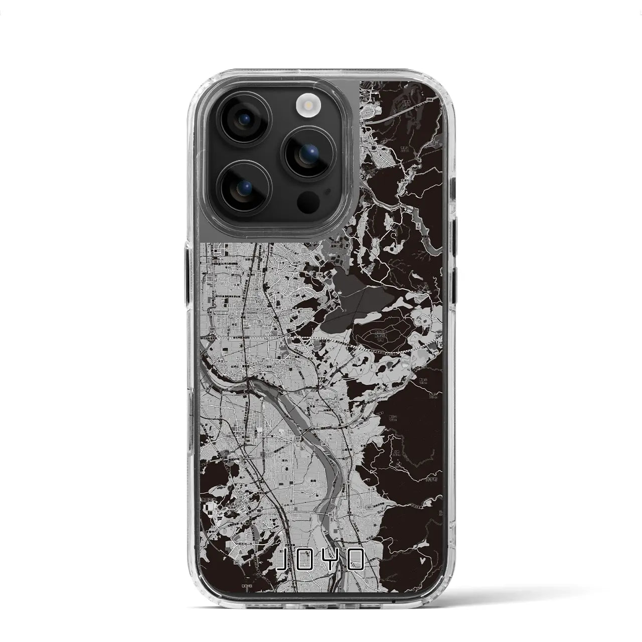 【城陽（京都府）】地図柄iPhoneケース（MagSafeタイプ）