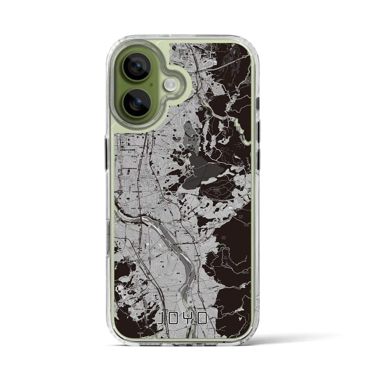 【城陽（京都府）】地図柄iPhoneケース（MagSafeタイプ）