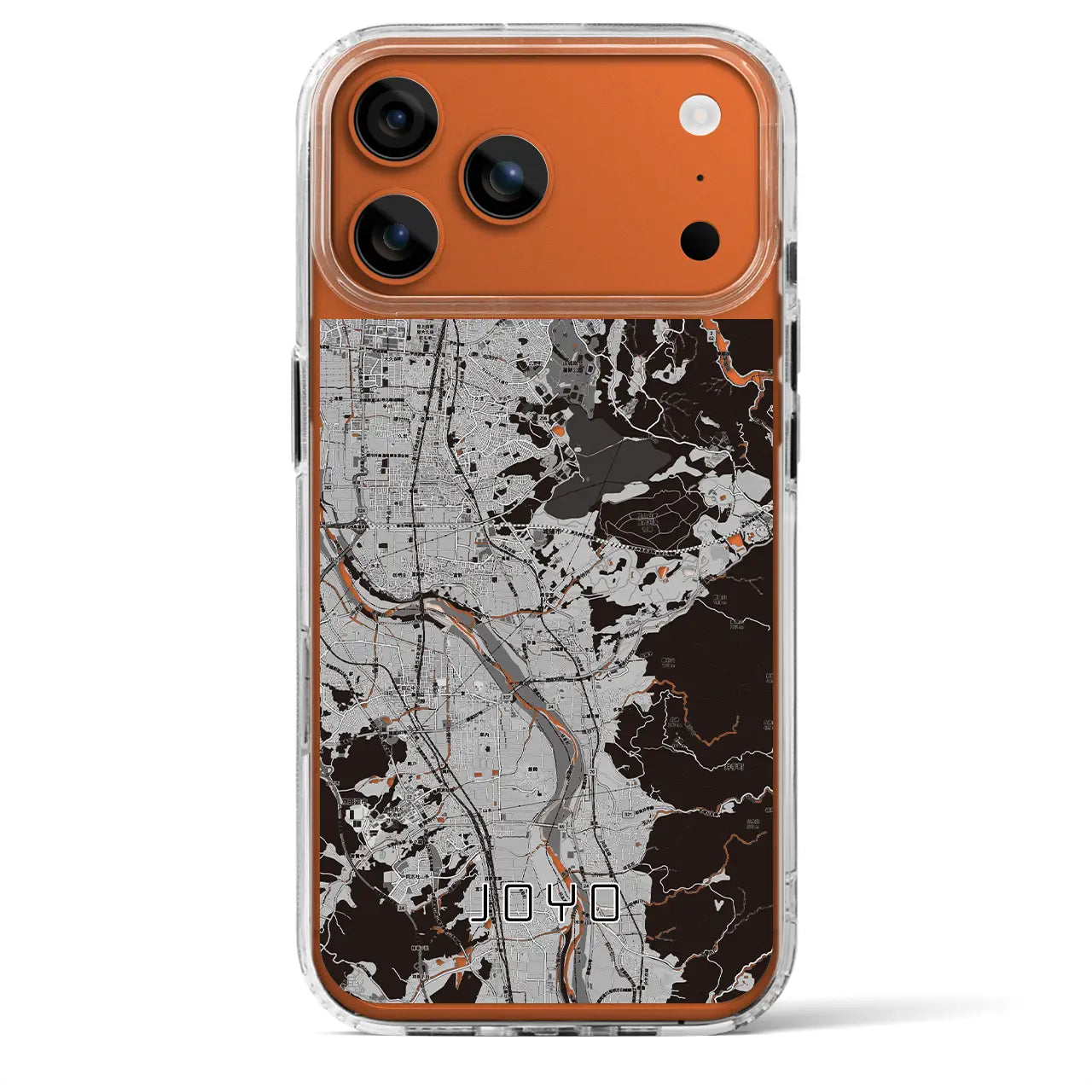 【城陽（京都府）】地図柄iPhoneケース（MagSafeタイプ）