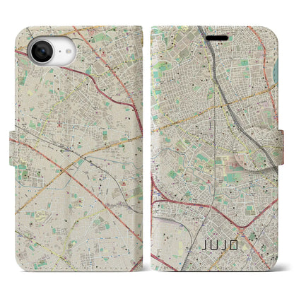【十条（東京都）】地図柄iPhoneケース（手帳タイプ）