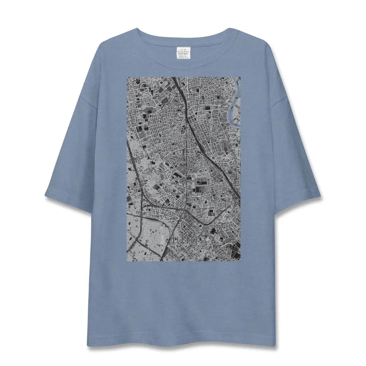 【十条（東京都）】地図柄ビッグシルエットTシャツ
